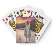 Aangepaste fotospeelkaarten