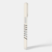 Aangepaste fotostatistieken Abstract botanisch bla Case-Mate iPhone Case (Achterkant / Rechts)