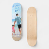 Aangepaste fototekenskateboard - Ik hou van je DAD Skateboard (Voorkant)