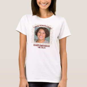 Aangepaste fototekst Creëer Uw eigen 50e verjaa T-shirt
