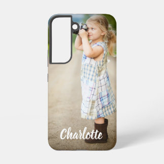 Aangepaste fototekst gepersonaliseerd samsung galaxy hoesje