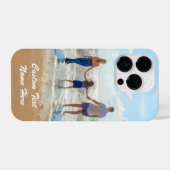 Aangepaste fototekst iPhone Case Uw foto's Gift iPhone Hoesje (Achterkant horizontaal)