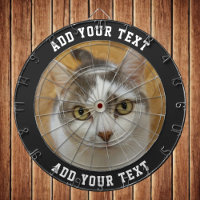 Aangepaste fototekst Kleur aangepast dartboard