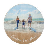 Aangepaste fototekst Knippert je foto's Gift Snijplank (Voorkant)