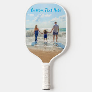 Aangepaste fototekst Pickleball Paddle Je foto's