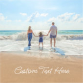 Aangepaste fototekst Sticker Uw fotofotoontwerp (Voorkant)