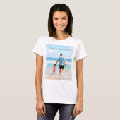 Aangepaste fototekst T-Shirt uw ontwerp - Super DA (Voorkant volledig)