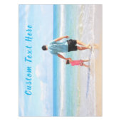 Aangepaste fototekst Tablecloth Uw familiefoto's Tafelkleed (Voorkant)