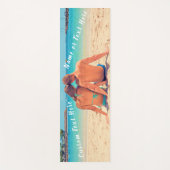 Aangepaste fototekst Yoga Mat - Uw zomerontwerp (Voorkant)