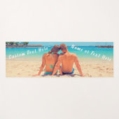 Aangepaste fototekst Yoga Mat - Uw zomerontwerp (Voorkant (horizontaal))