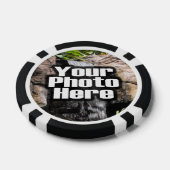 Aangepaste fototoetsenbord pokerchips (Enkel)