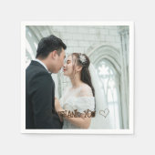 Aangepaste Fototypografie servet (Voorkant)