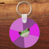 Aangepaste Foute Bachelorette Frog-Sleutelhanger Sleutelhanger (Voorkant)