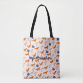 Aangepaste Fox Canvas tas (Voorkant)