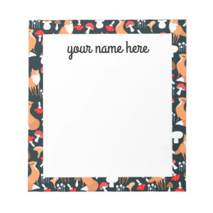 Aangepaste Fox-laptop Notitieblok