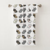 Aangepaste franchise badhanddoek set bad handdoek (Insitu)