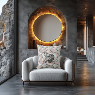 Aangepaste Franse Bulldog Kussen Abstracte Penseel