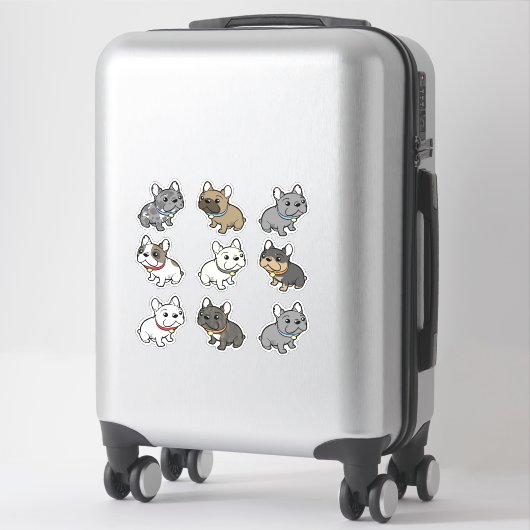 aangepaste franse sticker kunst (Koffer)