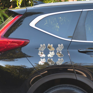 aangepaste franse sticker kunst