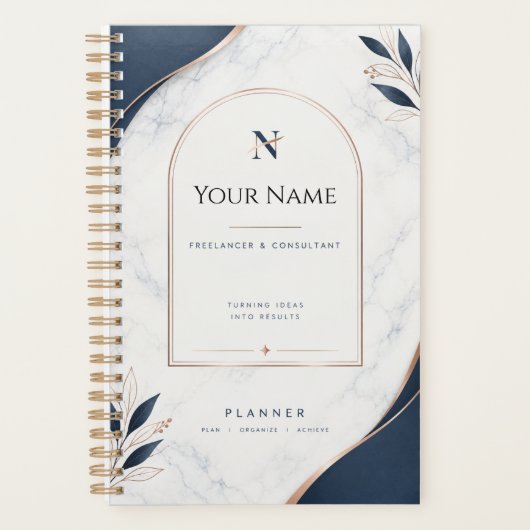 Aangepaste Freelancer & Consultant Planner | Chic (Voorkant)