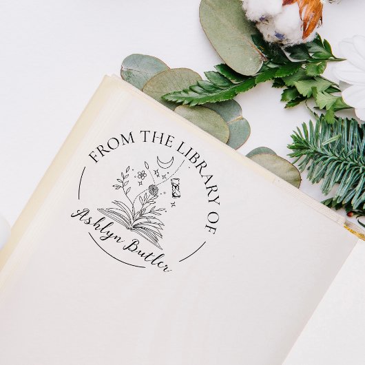 Aangepaste 'From the Library Of' stempel