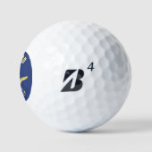 Aangepaste Fun-berichtnaam Golfballen (Logo)