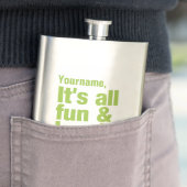 Aangepaste FUN- en LAUGHS-kolf Flacon (Voorbeeld)