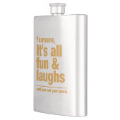 Aangepaste FUN- en LAUGHS-kolf Heupfles (Links)