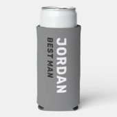 Aangepaste Fun Moderne Koele Bachelor Zomer Strand (Seltzer Voorkant)