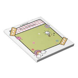 Aangepaste Fun Teacher Appreciation Notitieblok