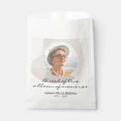 Aangepaste Funeral Seed Packet Favors Memorial Fot Bedankzakje (Voorkant)