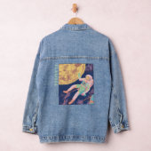 Aangepaste Funky Astronaut Denim Jacket (Hangar)