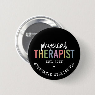 Aangepaste fysieke therapie PT Afstuderen Ronde Button 5,7 Cm