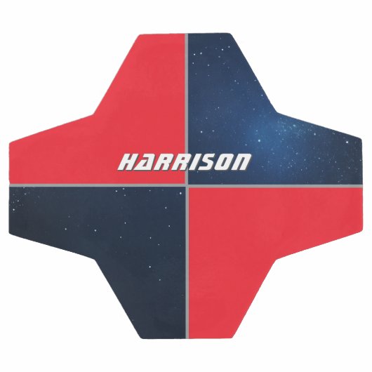 Aangepaste Galaxy Space gepersonaliseerd Voetbal (Enkel)