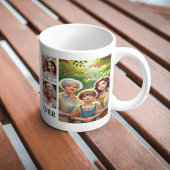 Aangepaste Galerij van Zeven Afbeelding met Tekst Koffiemok