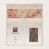 Aangepaste galerij Zakelijke QR code Kaart brochur Visitekaartjes (Buitenkant ongevouwen)