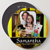 Aangepaste gamer ronde button 6,0 cm (Voorkant /achterkant)