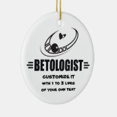 Aangepaste gamers keramisch ornament (Rechts)