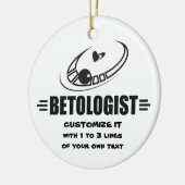 Aangepaste gamers keramisch ornament (Links)