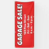 Aangepaste GARAGE SALE! Banner (Verticaal)