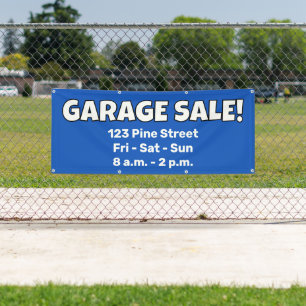 Aangepaste GARAGE SALE!-Banner Spandoek