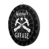 Aangepaste garagewagen voor mancavestralen dartbord (Voorkant Rechts)