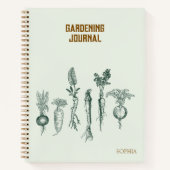 Aangepaste Gardening Journal Notitieboek (Voorkant)