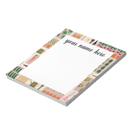 Aangepaste Gardening-laptop Notitieblok (Gedraaid)