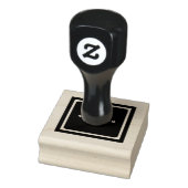 Aangepaste GEAUTORISEERDE Tekst Elegante Afdichtin Rubberstempel (Stempel)