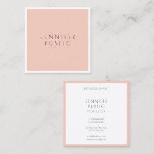 Aangepaste, geavanceerde professionele Sjabloon Vierkante Visitekaartje