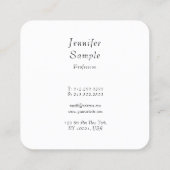 Aangepaste, geavanceerde Sjabloon voor kleurrijk o Vierkante Visitekaartje (Achterkant)