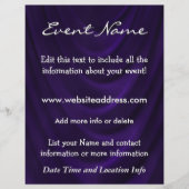 Aangepaste gebeurtenis Velvet Draap Flyer (Voorkant)