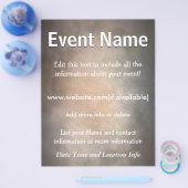 Aangepaste gebeurtenis verlicht flyer (Enkel)