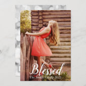 Aangepaste Geblesseerd Kerstmis Feestdagenkaart (Voorkant / Achterkant)